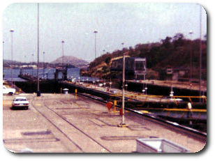 Photo of the Panama Canal.