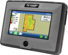 Photo of a yield monitor display.